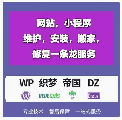 网站维护安装修复