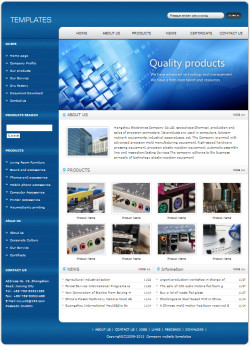 No.8111  电子科技公司网站