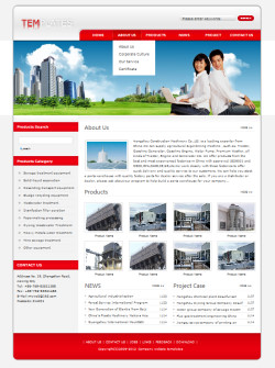 No.8114  环保设备网站(英文