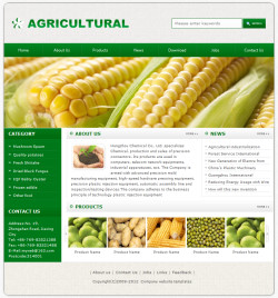 No.8105  农业公司网站(英文