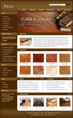 No.8109  地板公司网站(英文