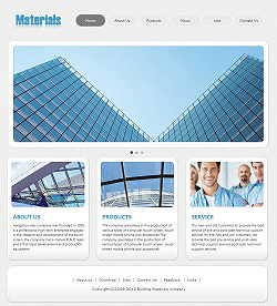 No.8120  建材公司网站(英文
