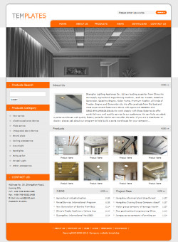 No.8117  集成吊顶网站(英文