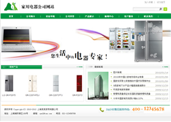 No.5033  家用电器公司网站