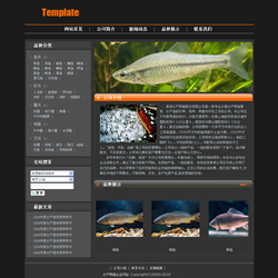 No.4009  水产养殖企业网站